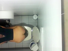 Hotties with worthy asses pissing.