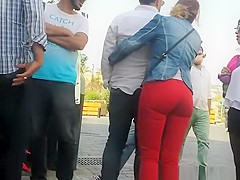 Priceless butts in constricted panties and shorts