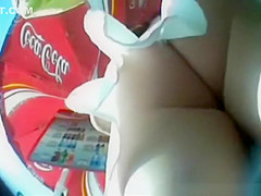 Upskirt Coca Cola
