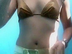 Eager Spy Web Camera, Voyeur, Changing Room Scene Solely Here