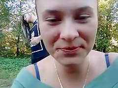 Denisa is trying to tempt a man