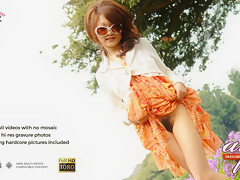 Cute Aya Gives A Sexy Oral-Stimulation On The Field - AviDolz