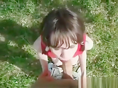 Russian Hotty Gives A Irrumation Outside Pov