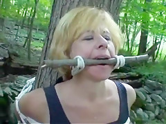 Blondie and her tree