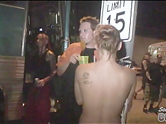 Hawt Cuties Getting Undressed Back Stage with Real Rock Stars - SouthBeachCoeds