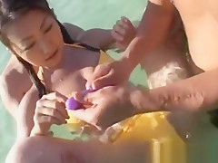 Oriental With Large Pantoons And Great Arse Acquires Banged Outdoors