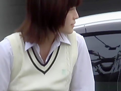 Japanese Teenagers Peeing
