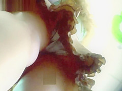 Redhead Lady Upskirt