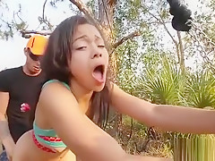 Man Abuses Legal Age Teenager Vagina With Some Wild Hardcore Actions