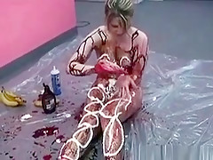 Pleasant Food Mess For Legal Age Teenager