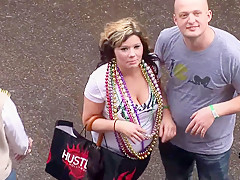 Mardi Gras Hotties on Bourbon Street - SpringbreakLife