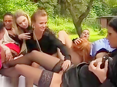 Outdoor Lesbo Piddle Fest