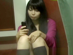 Oriental teenager fingers