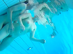 Nudist Couples Underwater Pool Hidden Spy webcam Voyeur HD two