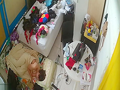 Youthful angel in the room