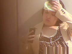 Japanese chicks taped whilst getting overly comfortable