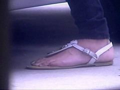 My hot neighbour shows her marvelous feet