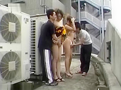 Group sex outdoor gangbanged