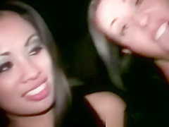 CFNM limo n strippers orgy