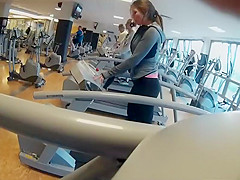 Fit beauty's workout is secretly filmed