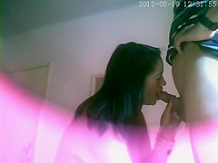 Witty stud secretly filmed a floozy