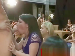 Cfnm sucks strippers rod hard