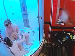 That Babe gives him oral-job and then Colin bonks her and cums in her face hole.