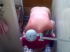 Chunky Scoops legal age teenager in the shower