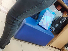 I touched large booties aged milfs in constricted jeans