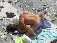 Sex on the beach. local resident and cutie tourist two