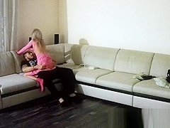 enticed by her pink hot costume and asked to fuck hard | RealLifeCam | Cam1