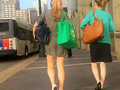 Astounding built candid arse walking