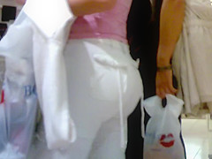 Latin Chick Cool Butt in White Panties