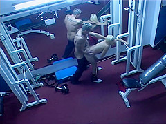 Voyeur angle of sex in the gym - Latin-Sexy
