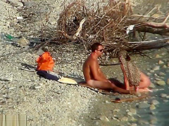 Hawt Duett Have A Fun Wonderful Sex Time At Nudist Beach Spycam