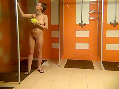 Spycam in the womwns shower 11
