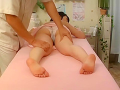 Tokyo angel enticed with massage