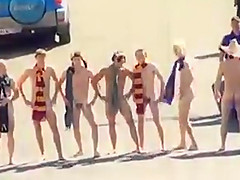 nude rugby training