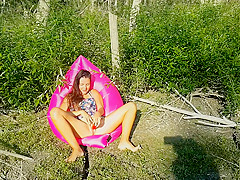 TWAT MASSAGE & Agonorgasmos in the forest