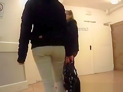 Admirable butts in taut panties