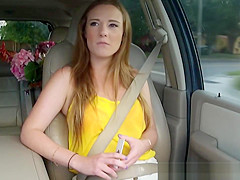 Real breasty hitchhiker acquires hardfucked