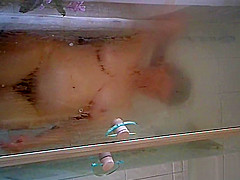 my mamma fifty ignorant of the shower webcam
