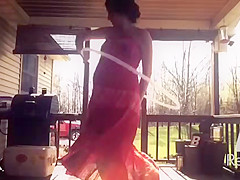 Preggo Youthful Mommy Emily in Watch throughout Costume on Hidden Webcam