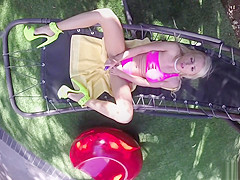 Nasty Outdoor Voyeur Enjoyment with Alix Lynx