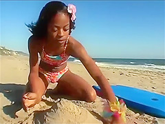 Bikini aside on the beach