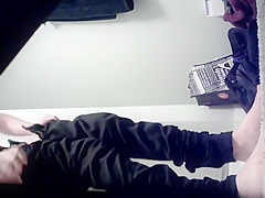 Youthful Woman Getting Clothed After Shower