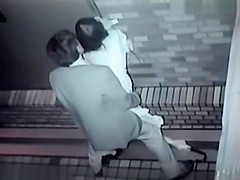 Midnight scenery in building