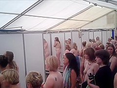 Festival shower voyeur
