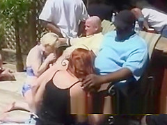 Some Other ENJOYMENT Swingers Party in back yard!