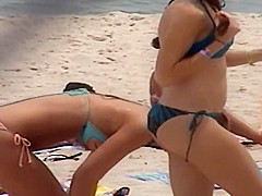 Group of Legal Age Teenagers at the Beach